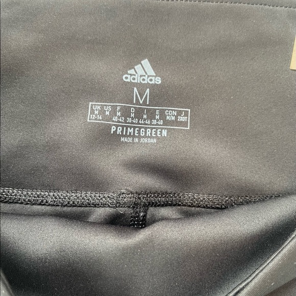 Adidas Primegreen Aeroready 7/8 Length High Rise Leggings with Side Stripe - Picture 8 of 9